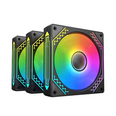 Bộ 3 Fan Case Xigmatek STARZ PRO ARGB (EN41808)
