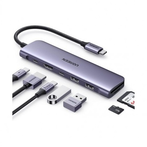 Bộ chuyển đổi đa năng 7 trong 1 USB-C Ugreen 15214