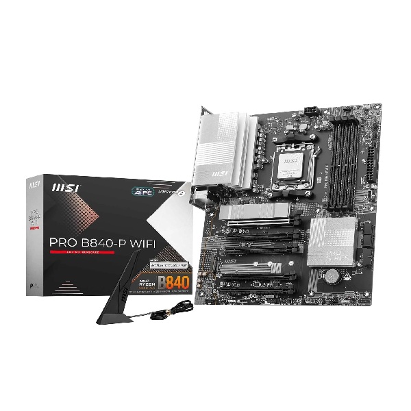 Mainboard MSI PRO B840-P WIFI (4 x DDR5/ 256GB/ AM5/ ATX)