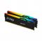 Ram Desktop Kingston Fury Beast RGB 64GB DDR5 Bus 5200Mhz KF552C40BBAK2-64
