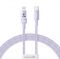 Cáp sạc nhanh Baseus Gem USB-C to Lightning 20W dài 2m P10373001511-01 Nebula Purple