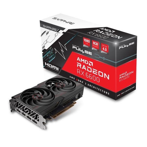 Card màn hình VGA SAPPHIRE PULSE Radeon RX 6600 GAMING 8GB