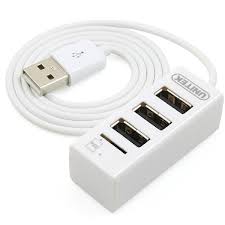 Hub USB 2.0 3 Ports +TF Reader Unitek (Y-2150a)