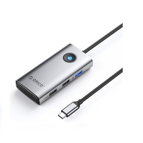 Hub USB Type-C đa năng 5 trong 1 Orico PW11-5P-GY