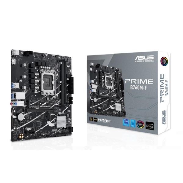 Mainboard ASUS PRIME B760M-F WIFI (2 x DDR5/ 96GB/ LGA 1700/ Micro ATX)