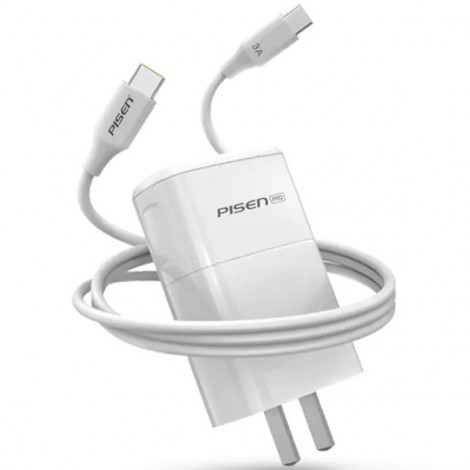 Sạc Pisen Pro GaN and Type-C (65W, 2xPD3.0, 1xQC4.0 ) GB65-R20