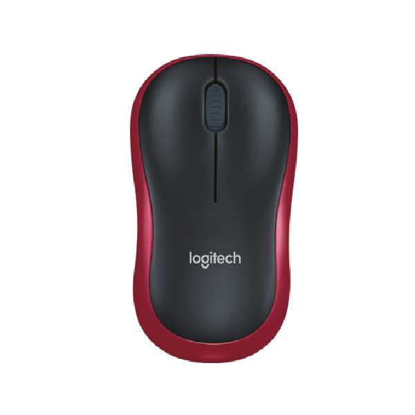 Chuột văn phòng không dây Logitech M185 (Đỏ)