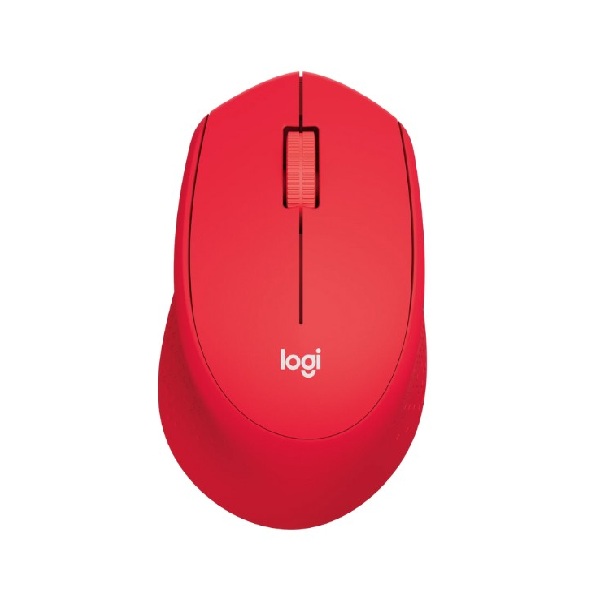 Chuột văn phòng không dây Logitech M331 SILENT (Đỏ)