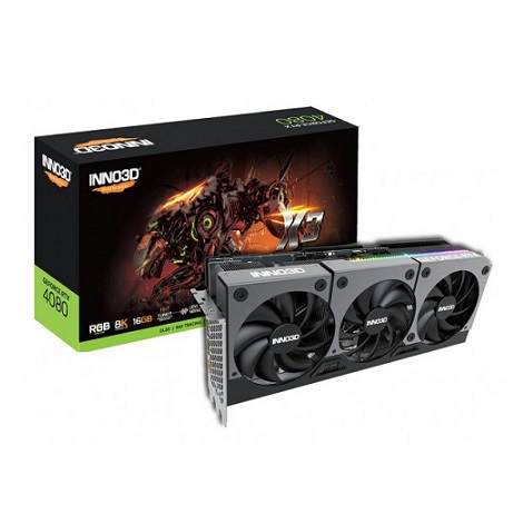 Card màn hình INNO3D GEFORCE RTX 4080 X3 16GB GDDR6X
