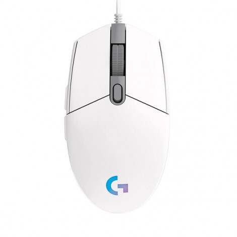 Chuột gaming Logitech G102 Gen2 Lightsync (Trắng)