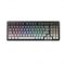Bàn phím cơ Gaming không dây Machenike K500F-B94W Tri-Mode RGB màu Đen Xám G.Rule Purple Switch