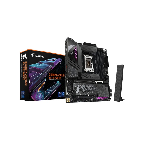 Mainboard Gigabyte Z890M AORUS ELITE WF7 DDR5 (Intel Z890/ Socket 1851/ ATX/ 4 khe ram/ 2.5 Gigabit LAN)