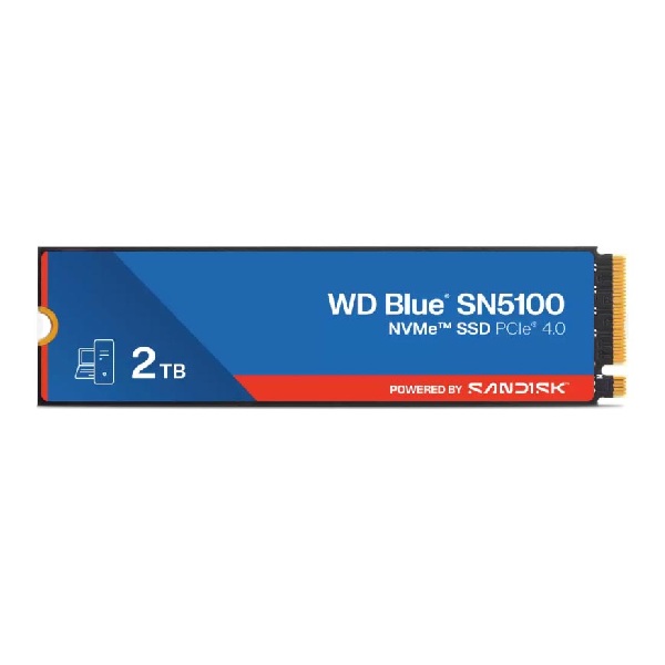 Ổ SSD Sandisk Blue SN5100 WDS200T5B0E 2TB (NVMe PCIe/ Gen4x4 M2.2280/ 7100MB/s/ 6700MB/s)