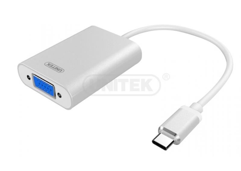 Cáp Type-C ->VGA (L) Unitek (Y - 6308) 20cm