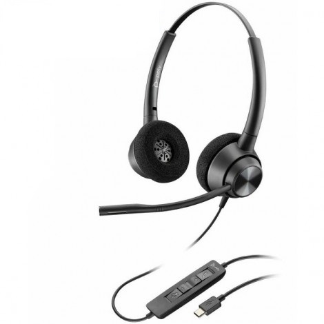 Tai nghe có dây Poly EP 320 Stereo USB-C HS TAA 767G0AA