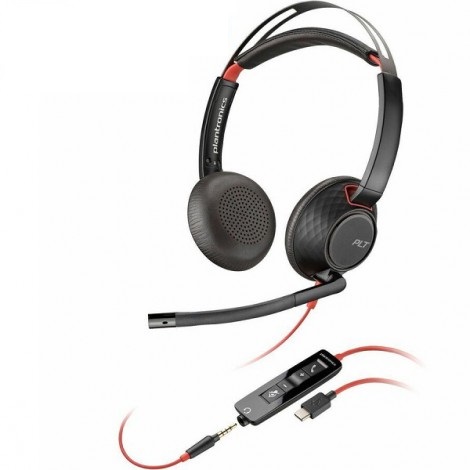 Tai nghe có dây Poly BW 5220 USB-C HS +3.5mmP +USB-C/A 8X231AA