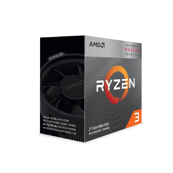 CPU AMD Ryzen 3 3200G MPK (Socket AM4/ Base 3.6Ghz/ Turbo 4.0GHz/ 4 Cores/ 4 Threads)