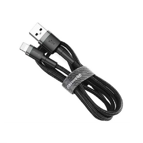 Cáp sạc nhanh USB to Lightning Baseus Cafule 2.4A dài 1m CALKLF-BG1