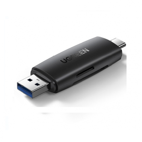 Đầu đọc thẻ SD/TF chuẩn USB Type-C và USB 3.0 Ugreen 80191
