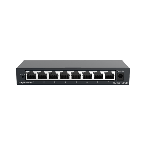 8-Port Gigabit Switch RG-ES108GD