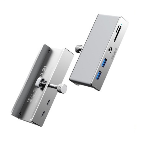 Bộ chia đa năng Type C 6 trong 1 Orico MH5PMM-10-SV-BP