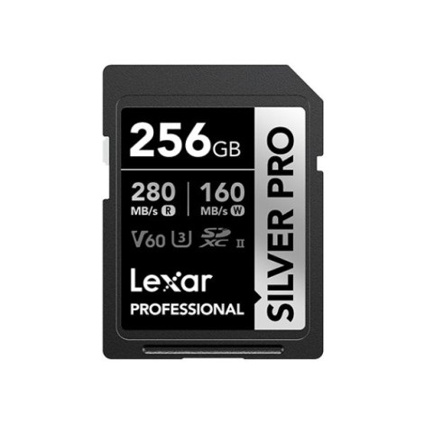 Thẻ nhớ SDXC Lexar Professional 800X Silver PRO UHS-II Card 256GB LSDSIPR256G-BNNNG