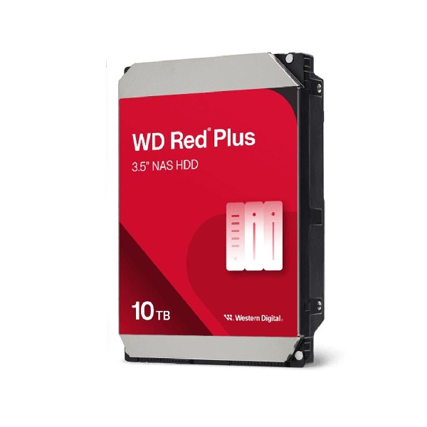 Ổ cứng nas Western Digital Red Plus 10TB WD100EFGX (3.5Inch/ 7200rpm/ 512MB/ SATA3)