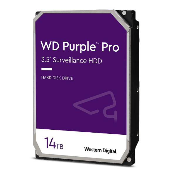 Ổ cứng camera Western Digital Purple Pro 14TB WD142PURP (3.5Inch/ 7200rpm/ 512MB/ SATA3)