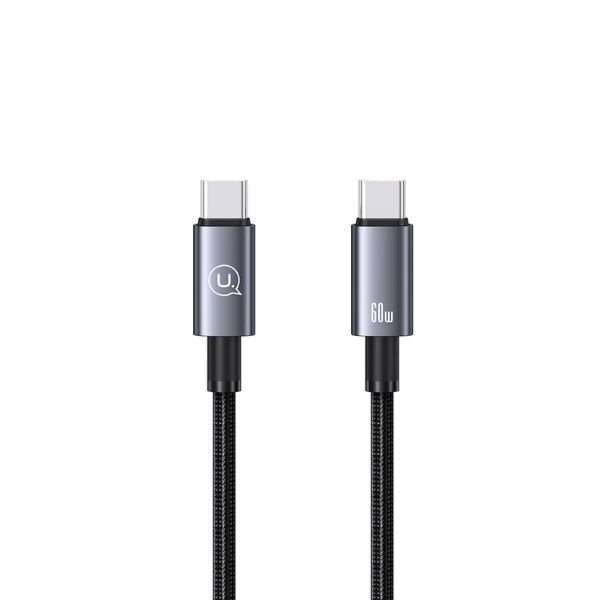 Cáp sạc nhanh USAMS Type-C To Type-C 60W dài 0.25m SJ678USB01