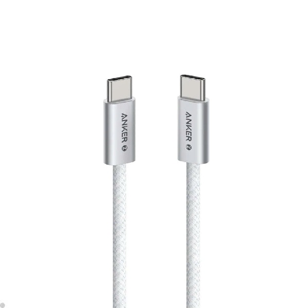 Cáp sạc nhanh Type C sang Type C Anker Zolo A8060 240W 1.8m A8060H22 AKA8060-18-WH Trắng