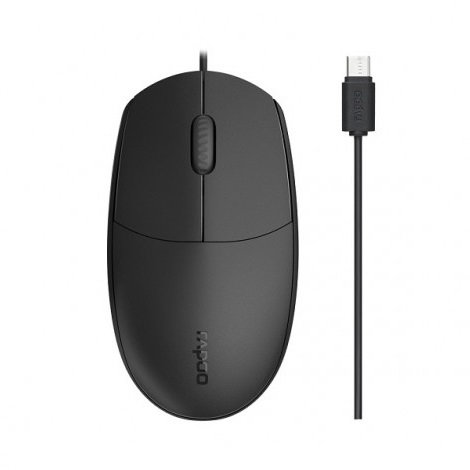 Chuột vi tính quang có dây Type C Rapoo N100C