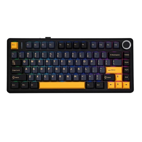 Bàn phím cơ Gaming 3 Mode AULA F75 màu Đen, Xanh dương, Cam, Grey Wood V3 Switch