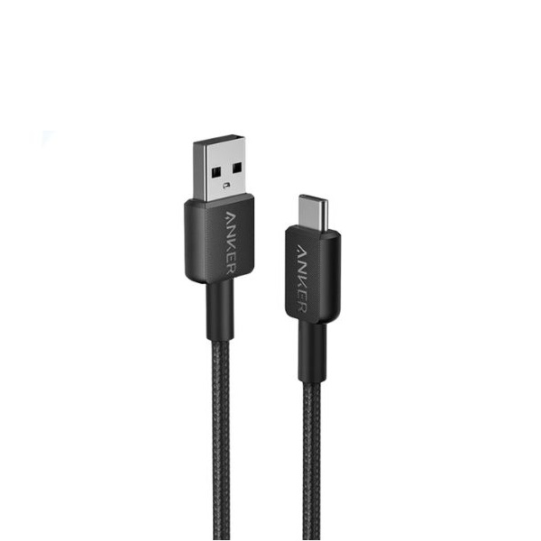 Cáp sạc Anker 322 USB Type-C dài 0.9m Nylon màu Đen B2B_A81H5H11