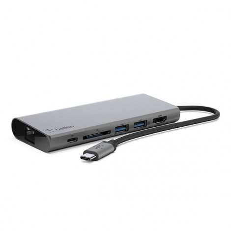 Bộ chia/ Hub Belkin USB-C Multimedia F4U092btSGY