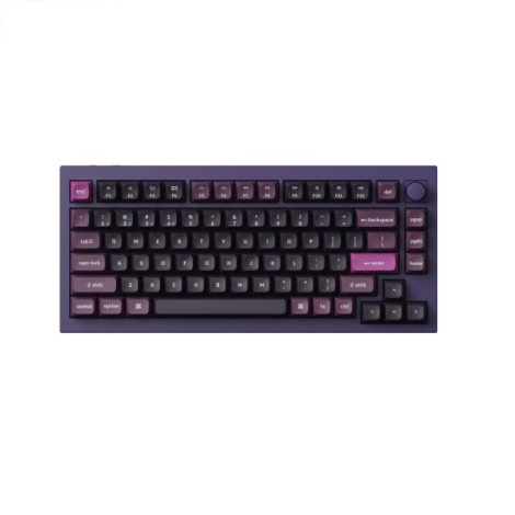 Bàn phím cơ Gaming không dây Keychron Q1M-V4 Q1 Max Swappable RGB Backlight Banana Switch Knob Version Purple