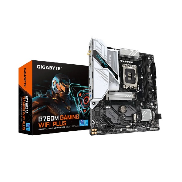 Mainboard Gigabyte B760M GAMING WIFI6 PLUS GEN5 (4 x DDR5/ 128 GB/ LGA 1700/ Micro ATX)