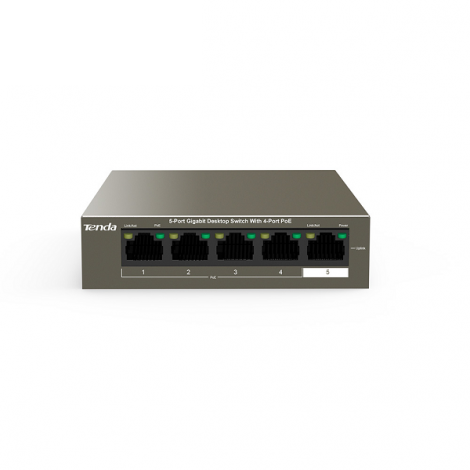 Switch PoE Tenda TEG1105P (5 port/ 10/100/1000 Mbps)