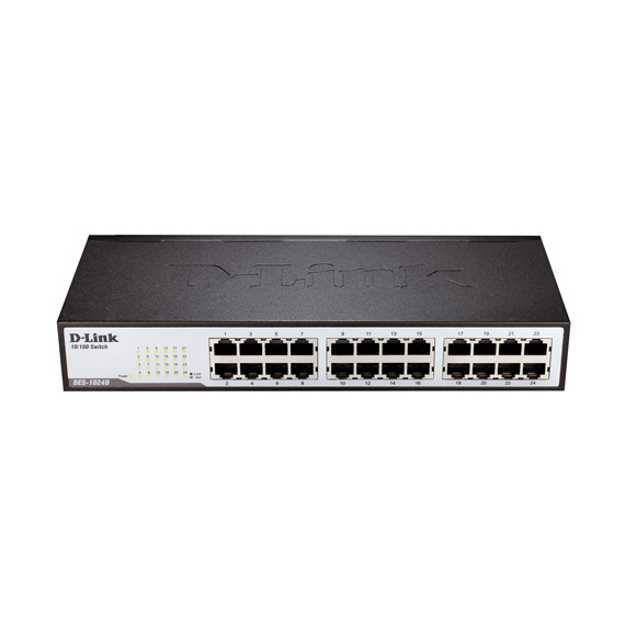 Switch 24P D-Link (DES 1024D)