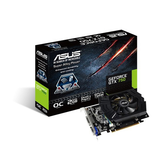 Card màn hình Asus 1GB GTX750-PHOC-1GD5