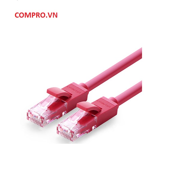 Cáp RJ45 0.5M CAT6 UTP 24AWG CU Ugreen 11220 UG11220 (màu đỏ)