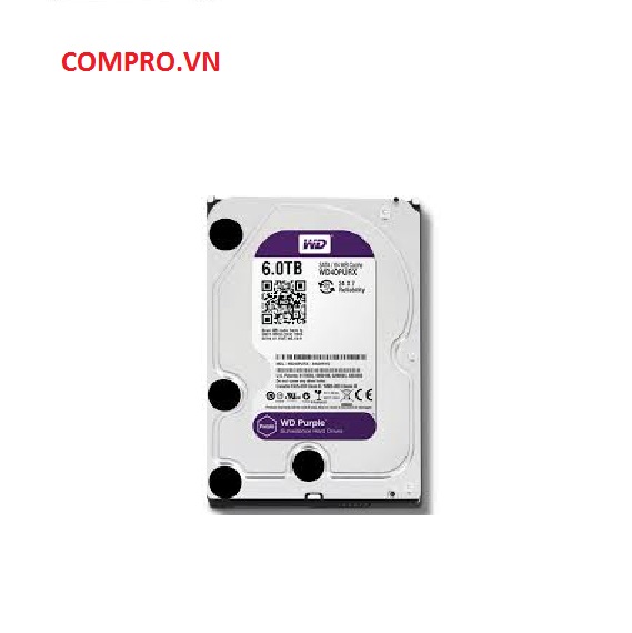 Ổ cứng Harddisk PC Desktop HDD WD 6TB WD60PURZ (tím)