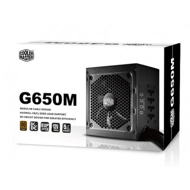 Nguồn máy tính Để Bàn Power supply Cooler Master G650M 80 Plus Bronze (RS650-AMAAB1-EU)