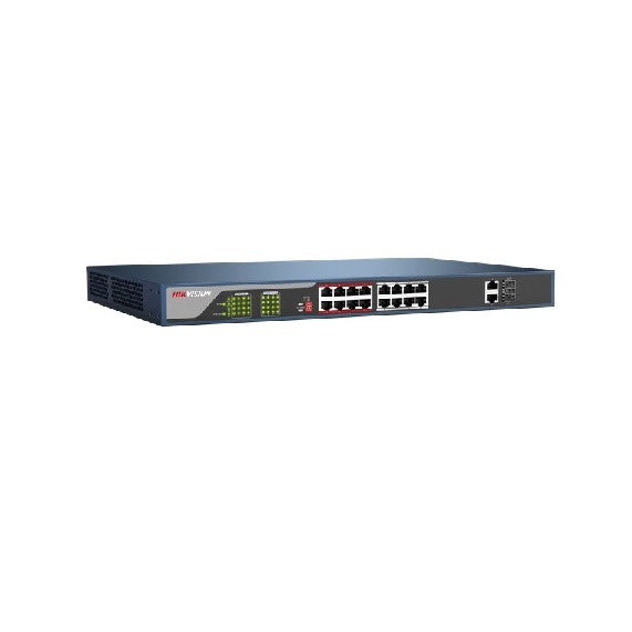 Switch HIKVISION 16-port 10/100Mbps Unmanaged PoE DS-3E0318P-E  