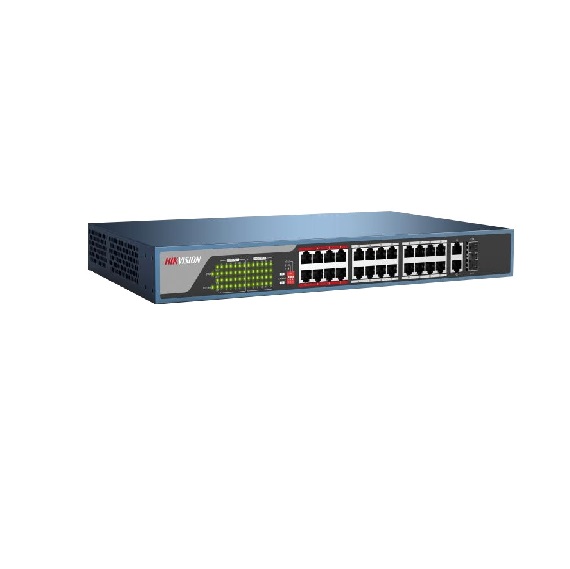 Switch HIKVISION 24-port 10/100Mbps Unmanaged PoE DS-3E0326P-E