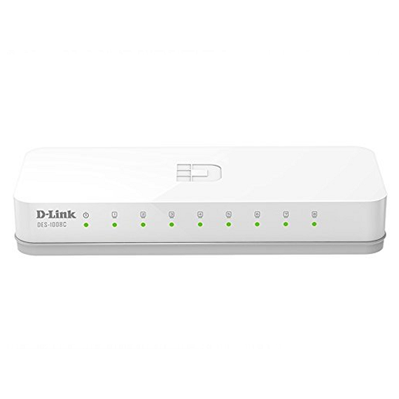 Thiết bị mạng Switch D-Link 8P DES 1008C