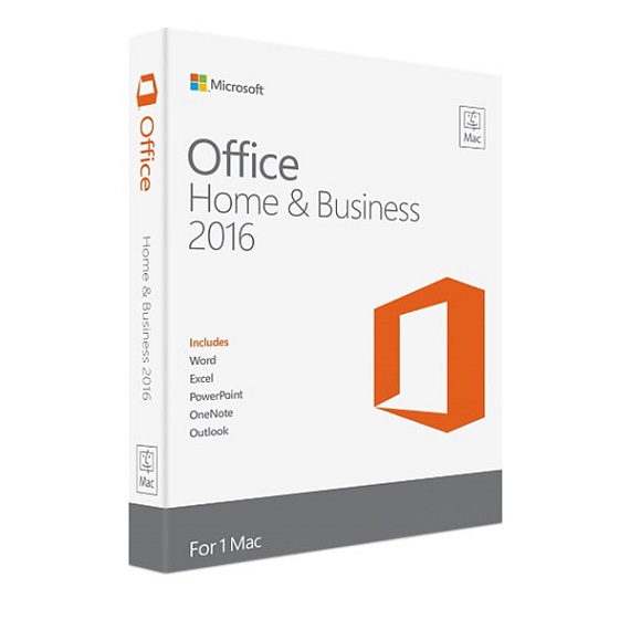 Phần mềm Office Mac Home Business 1PK 2016 English APAC EM Medialess P2 (W6F-00882)