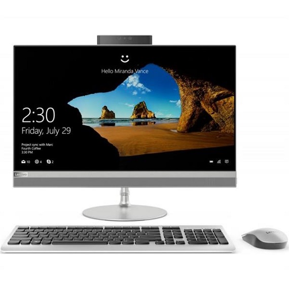 Máy tính để bàn PC Desktop All in One Lenovo IdeaCentre AIO 520-22IKU (F0D50087VN) i5-8250U (Silver)