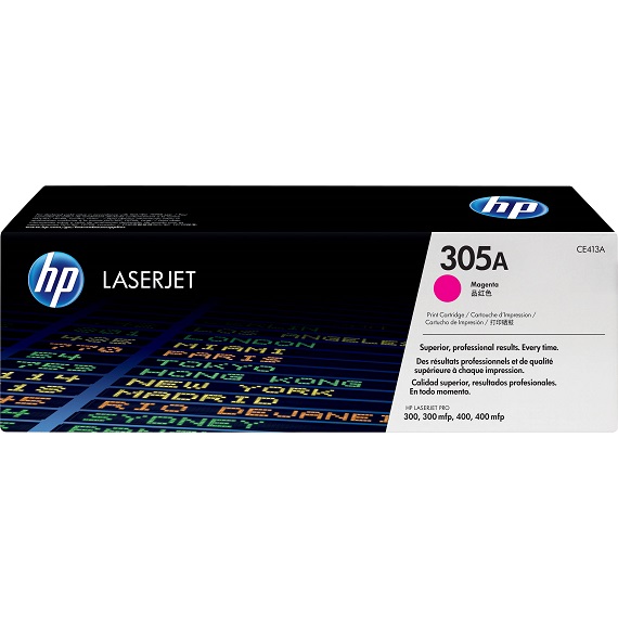 Mực in HP 305A (CE413A) màu hồng dùng cho máy HP Pro 400 M451DN / M451DW / M451NW, HP 400- M475DN, HP 300- M375NW