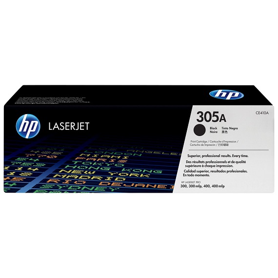 Mực in HP 305A (CE410A) màu đen dùng cho máy HP Pro 400 M451DN / M451DW / M451NW, HP 400- M475DN, HP 300- M375NW