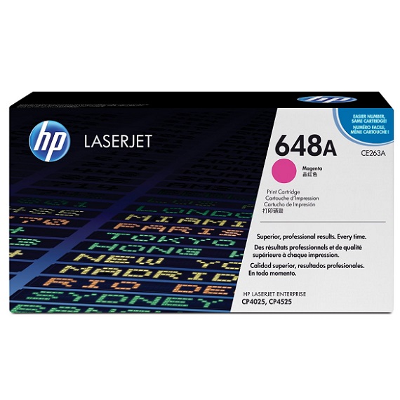 Mực in HP 648A (CE263A) màu hồng dùng cho máy in HP CP 4025 / 4525